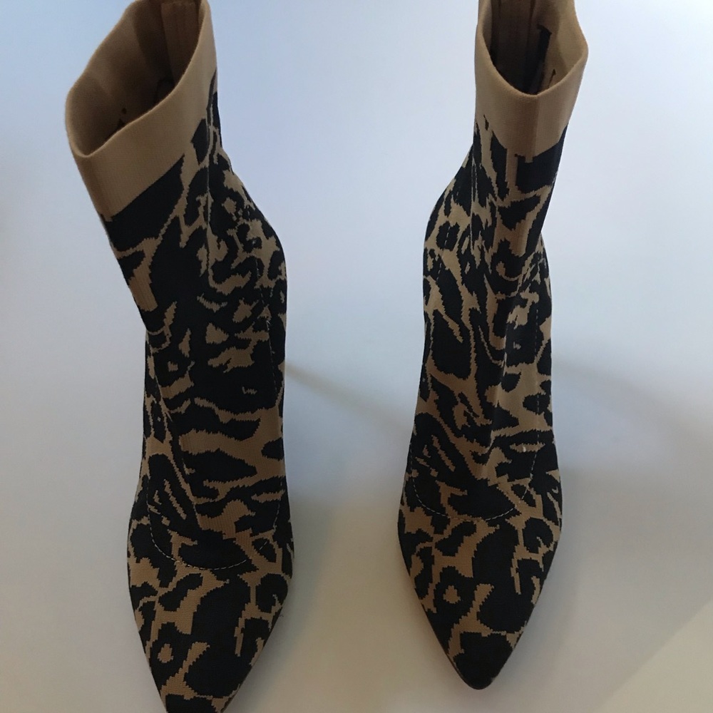 Leopard Louise Et Cie socks boots  size 7.5    38M